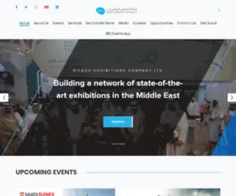 Recexpo.com(Riyadh Exhibitions Company Ltd) Screenshot