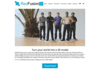 RecFusion.net(RecFusion) Screenshot