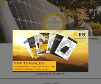 RecGroup.com(Home Solar Panels) Screenshot