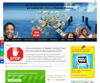 Rechargeandgetpaid.net(Recharge & get paid) Screenshot