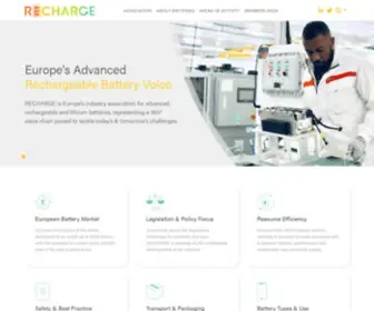 Rechargebatteries.org(RECHARGE I Your European Battery Industry Association RechargeBatteries) Screenshot