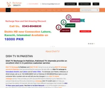 Rechargedishtv.com.pk(Dishtv Recharge) Screenshot