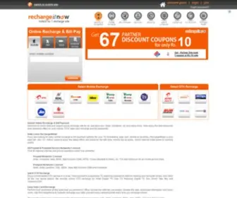 Rechargeitnow.com(Online Mobile Recharge) Screenshot