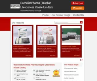 Rechelist.com(Pharmaceutical Syrups) Screenshot