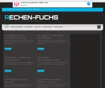 Rechen-Fuchs.de(Mathe Seite) Screenshot