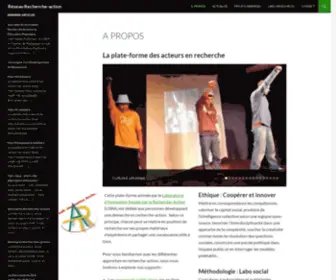 Recherche-Action.fr(Réseau Recherche) Screenshot