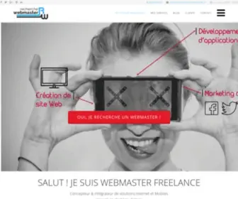 Recherche-Webmaster.fr(Webmaster Lyon) Screenshot