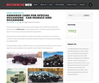 Rechercheweb.ca(The Canadian web directory for Auto Industry) Screenshot