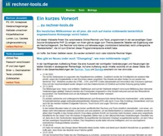 Rechner-Tools.de(Kostenlose Online) Screenshot