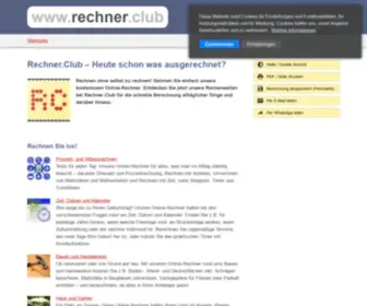 Rechner.club(NÃ¼tzliche Online) Screenshot