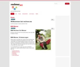 Rechner.me(Startseite) Screenshot