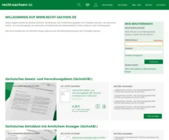 Recht-Sachsen.de(Recht Sachsen) Screenshot