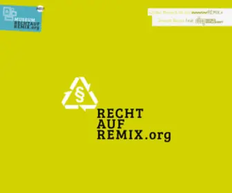 Rechtaufremix.org(rechtaufremix) Screenshot