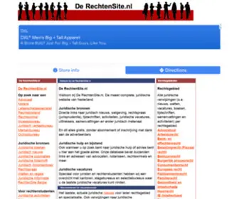 Rechtensite.nl(Juridische links) Screenshot