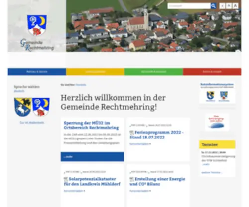 Rechtmehring.de(Gemeinde Maitenbeth) Screenshot