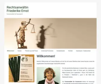 Rechtsanwaeltin-ERNST.de(Rechtsanwaeltin ERNST) Screenshot