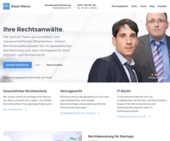 Rechtsanwaltskanzlei-Warai.de(Rassi Warai) Screenshot