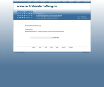 Rechtsberaterhaftung.de(Vermögensschadenshaftpflichtversicherung) Screenshot