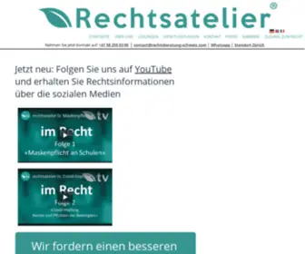 Rechtsberatung-SChweiz.com(Anwaltsbüro) Screenshot