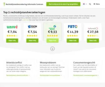 Rechtsbijstandverzekering.com(Vergelijken) Screenshot