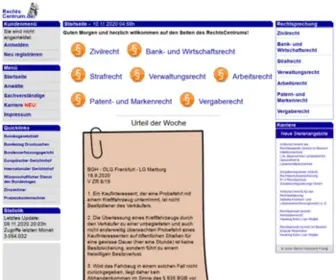 Rechtscentrum.de(Wir bieten Ihnen eine umfangreiche Urteils) Screenshot