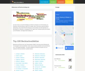 Rechtschreibtipps.de(Rechtschreibung) Screenshot