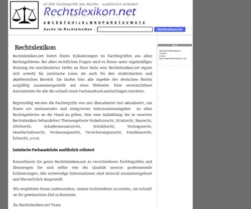 Rechtslexikon24.net(Rechtslexikon) Screenshot