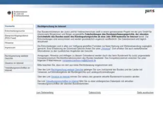 Rechtsprechung-IM-Internet.de(Rechtsprechung im Internet) Screenshot