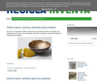 Reciclainventa.org(Recicla Inventa) Screenshot