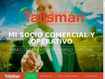 Reciclajestalisman.net(Reciclajes Talismán) Screenshot