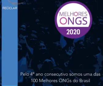 Reciclar.org.br(Instituto de reciclagem do adolescente) Screenshot