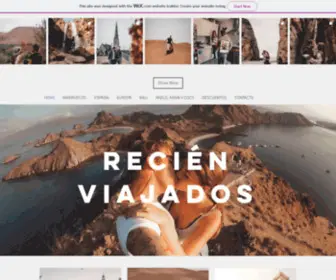 Recienviajados.com(Blog de viajes) Screenshot