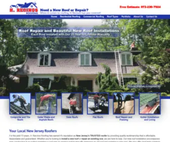 Recinosroofingnj.com(NJ Roofing Contractor) Screenshot