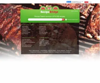 Recipebridge.com(Recipe Search) Screenshot