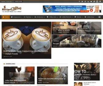 Recipecoffee.com(Go ahead) Screenshot