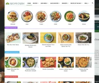 Recipecreek.com(Healthy and Tasty Recipe Ideas for Desserts) Screenshot