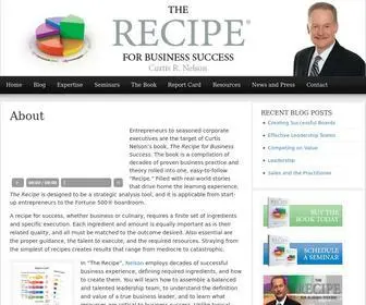 Recipeforbusinesssuccess.com(Curtis R) Screenshot