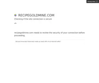 Recipegoldmine.com(Recipe Goldmine) Screenshot