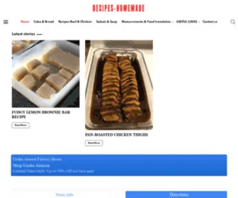 Recipes-Homemade.com(Recipes-homemade recipes-homemade) Screenshot