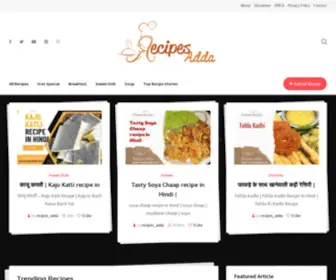 Recipesadda.com(Easy & Delicious Recipes At One Station) Screenshot