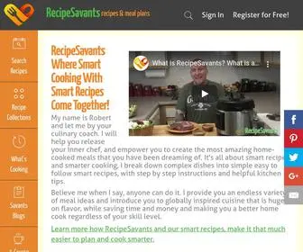 Recipesavants.com(Recipesavants) Screenshot