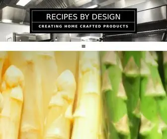 Recipesbydesign.com(Recipes By Design) Screenshot