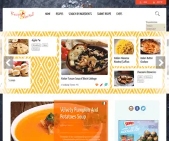 Recipeselected.com(Homepage) Screenshot