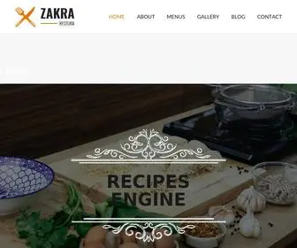 Recipesengine.com(Home) Screenshot