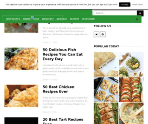 Recipestogo.com(Recipes to Go) Screenshot