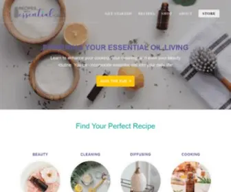 Recipeswithessentialoils.com(Recipes with Essential Oils) Screenshot