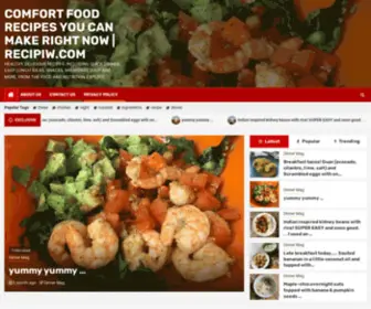 Recipiw.com(Comfort Food Recipes You Can Make Right Now) Screenshot