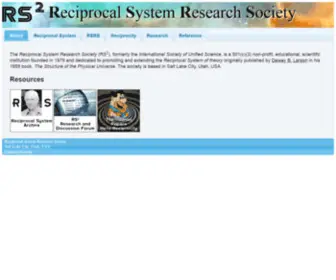 Reciprocal.systems(Reciprocal systems) Screenshot
