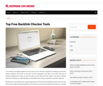 Reciprocallinkchecker.org(LBlogging) Screenshot