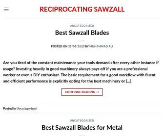 Reciprocatingsawzall.com(Reciprocating Sawzall) Screenshot